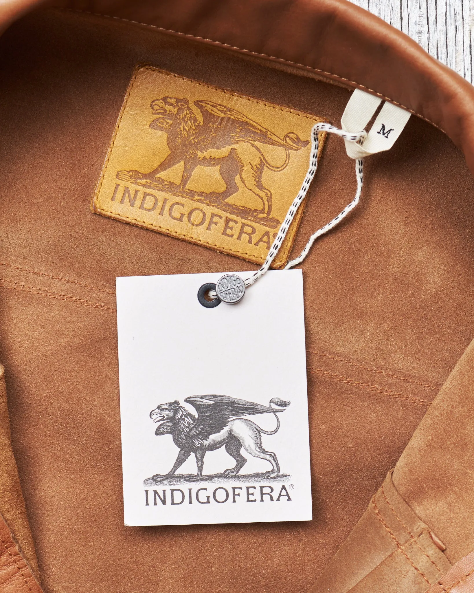 Indigofera Grant Jacket Cognac Leather