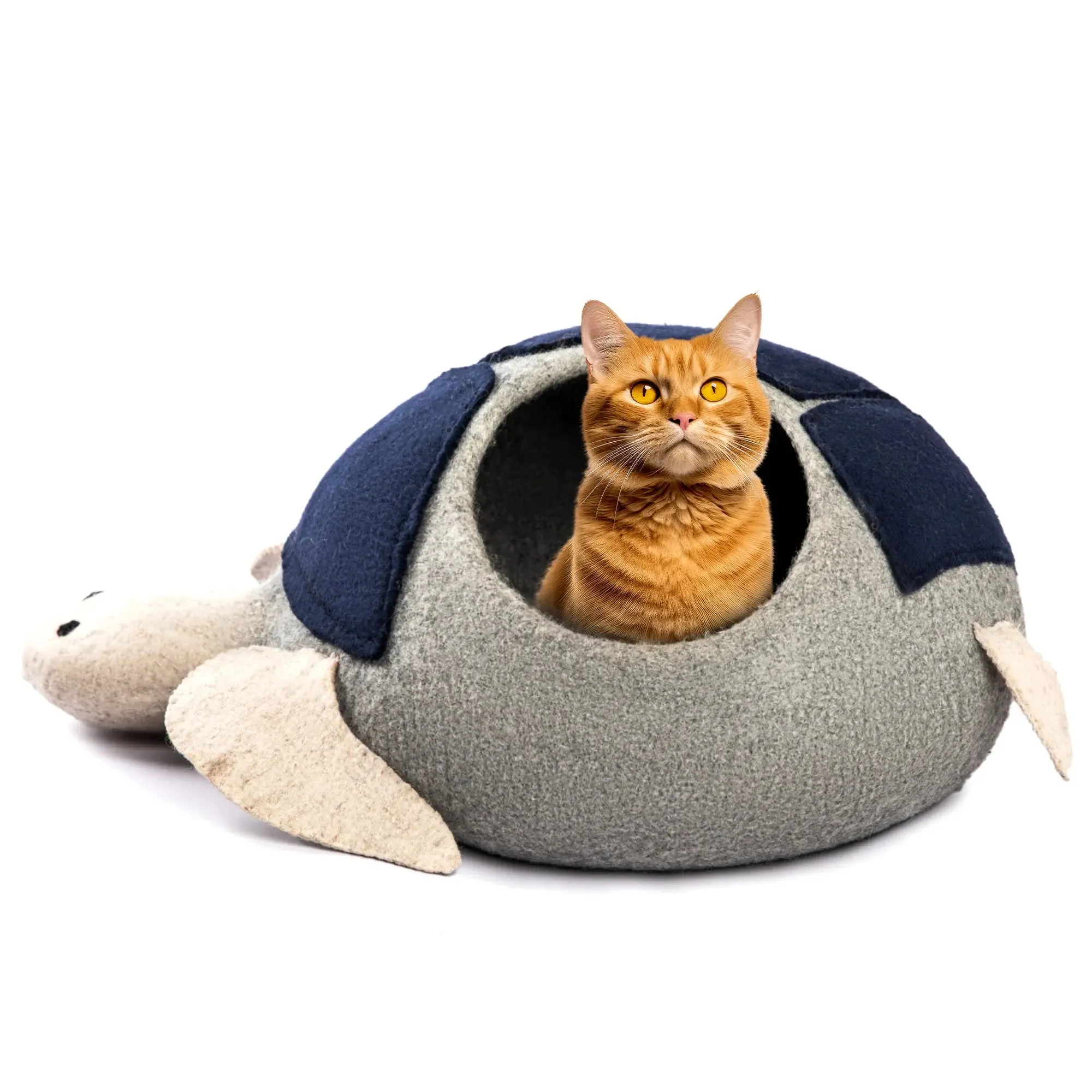 Indulge Your Cat with the Luxurious Felt Cat Cave