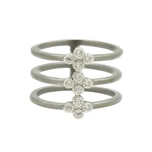 Industrial Finish Caged Ring | Size 8