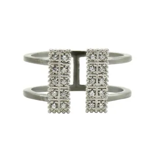 Industrial Finish Open Cuff Ring | Size 8