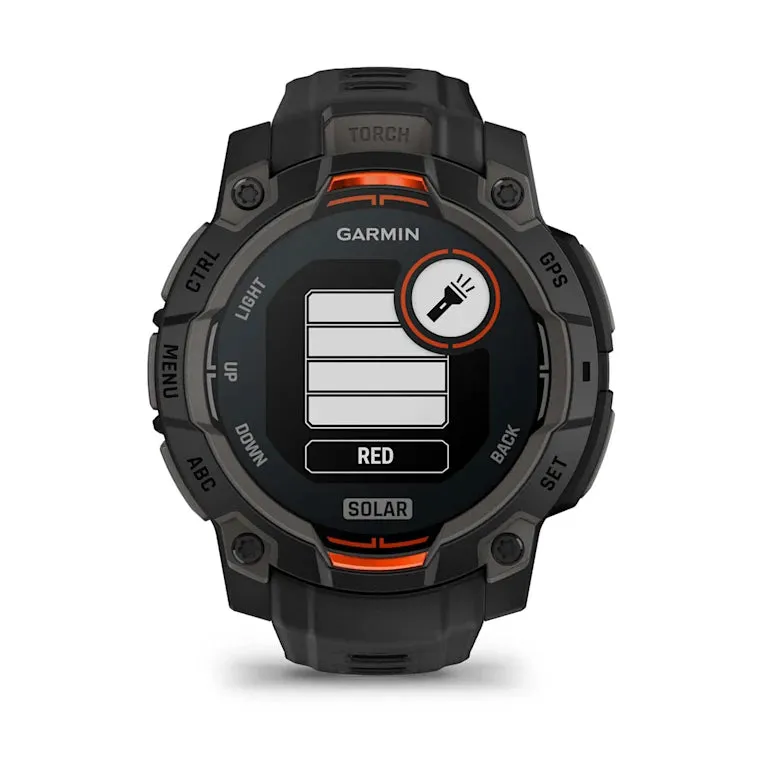 Instinct® 3 – 45 mm, Solar - Black with Black Band