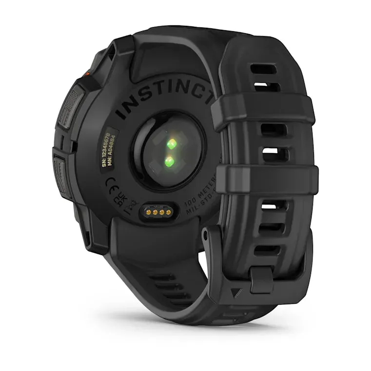 Instinct® 3 – 45 mm, Solar - Black with Black Band