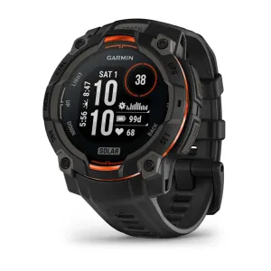 Instinct® 3 – 45 mm, Solar - Black with Black Band