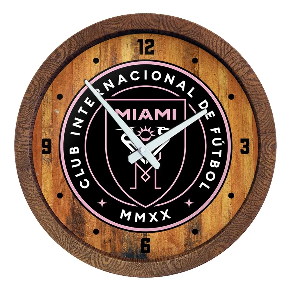Inter Miami CF: "Faux" Barrel Top Clock
