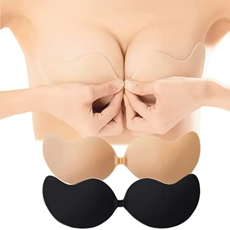 Invisible Silicone Nubra Breast Patch - Hypoallergenic Mango Cup Bra for Women, Non-Falling Off & Thin Design