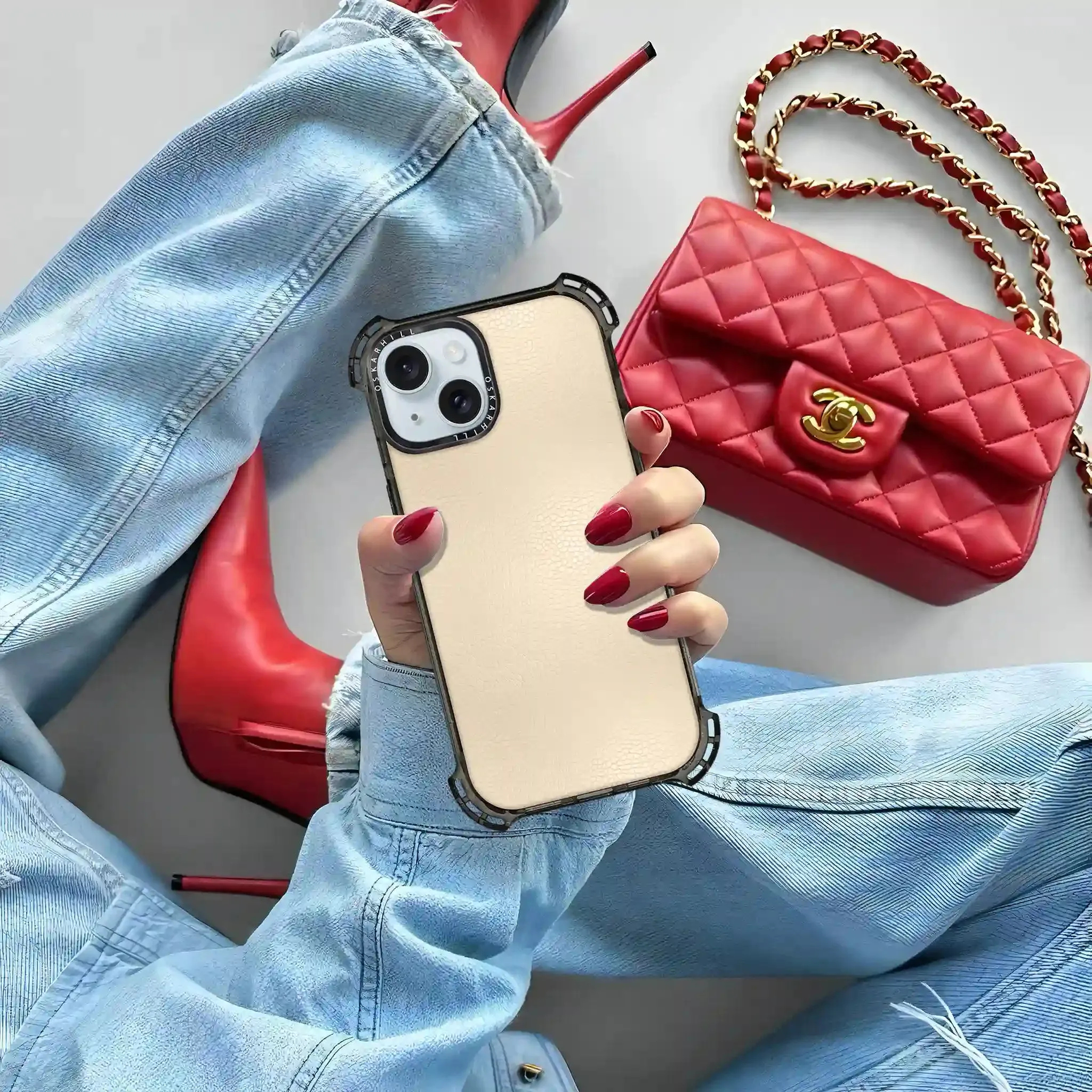 iPhone 15 Case Bounce — Almond