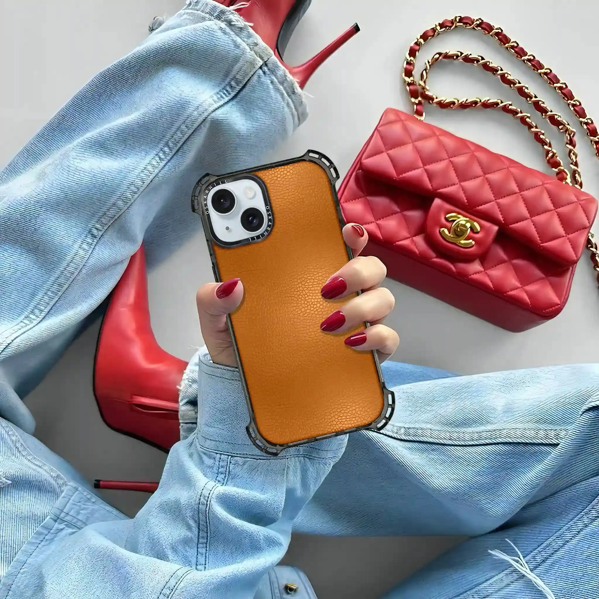 iPhone 15 Case Bounce — Ruddy Brown