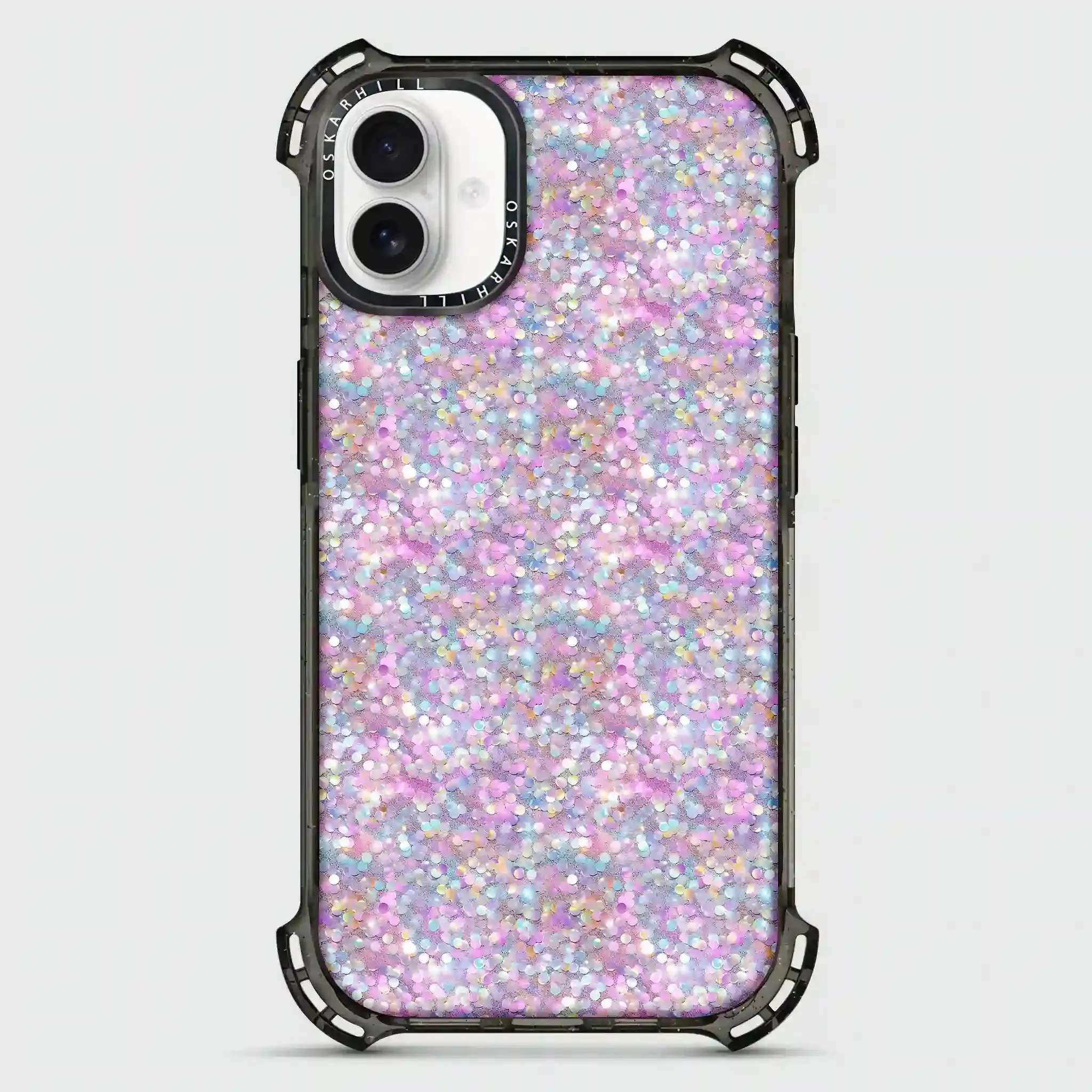 iPhone 16 Case Bounce — Pastel Twilight Glitter