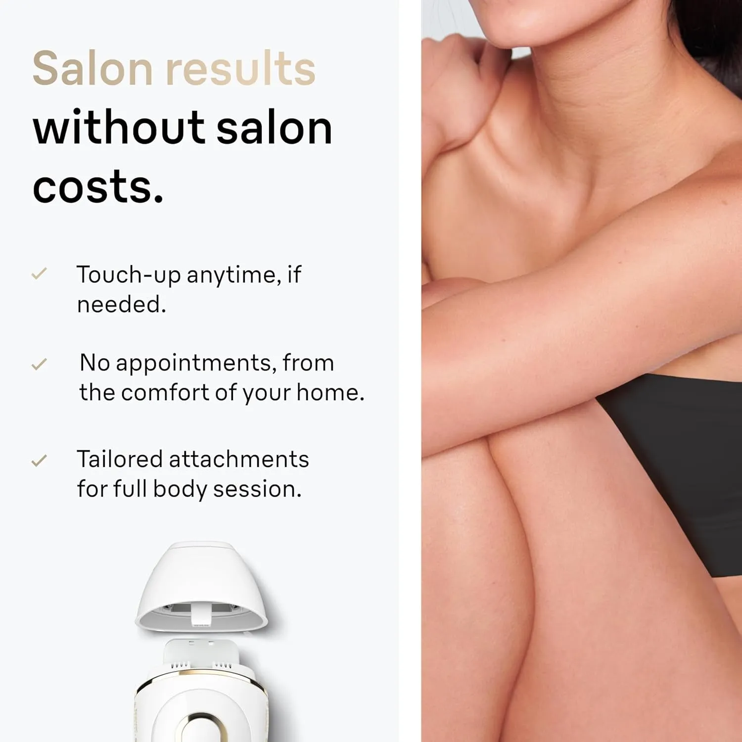 IPL Silk·Expert, at Home Laser Hair Removal, Pro 5 PL5347 Latest Generation IPL, Holiday Gifts for Women and Men, Hair Removal System with Wide Head and Two Precision Heads
