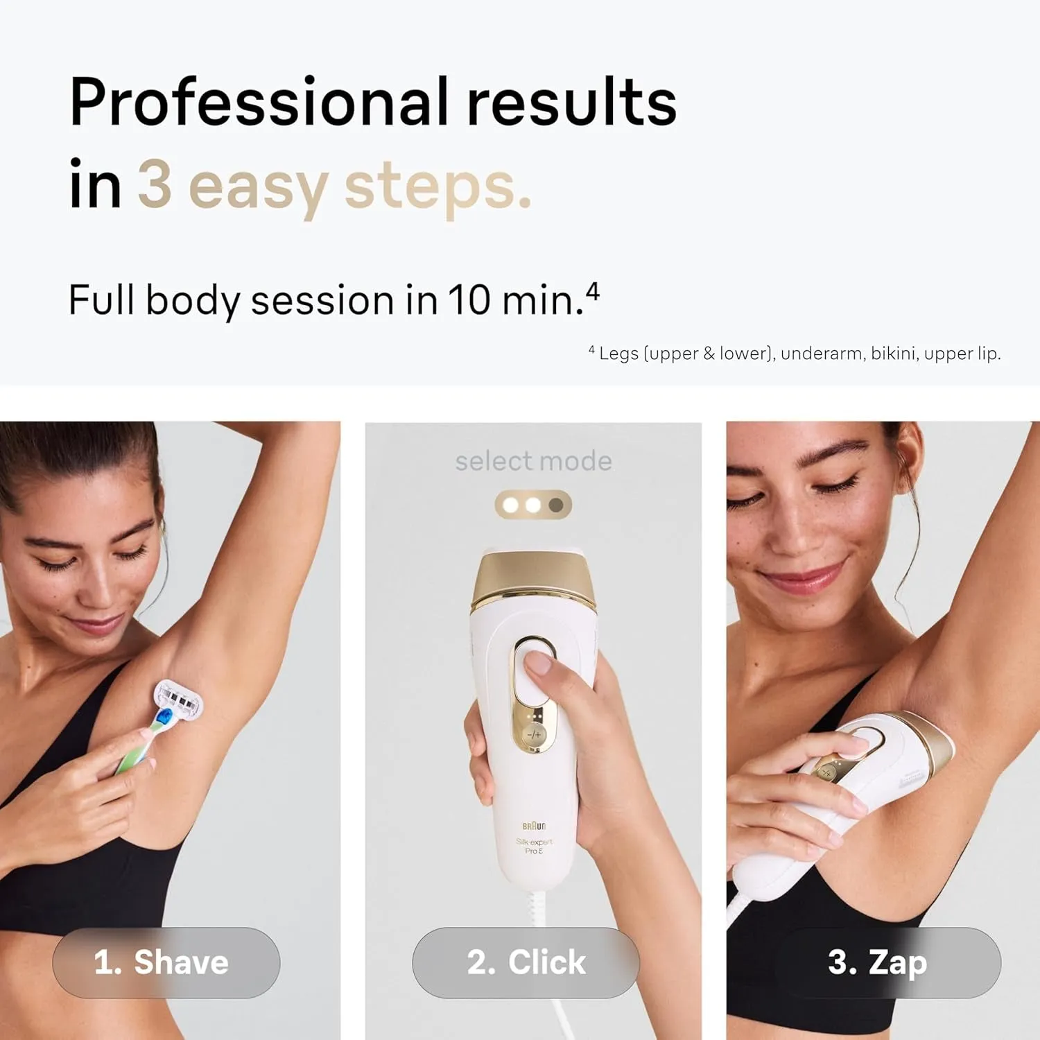 IPL Silk·Expert, at Home Laser Hair Removal, Pro 5 PL5347 Latest Generation IPL, Holiday Gifts for Women and Men, Hair Removal System with Wide Head and Two Precision Heads