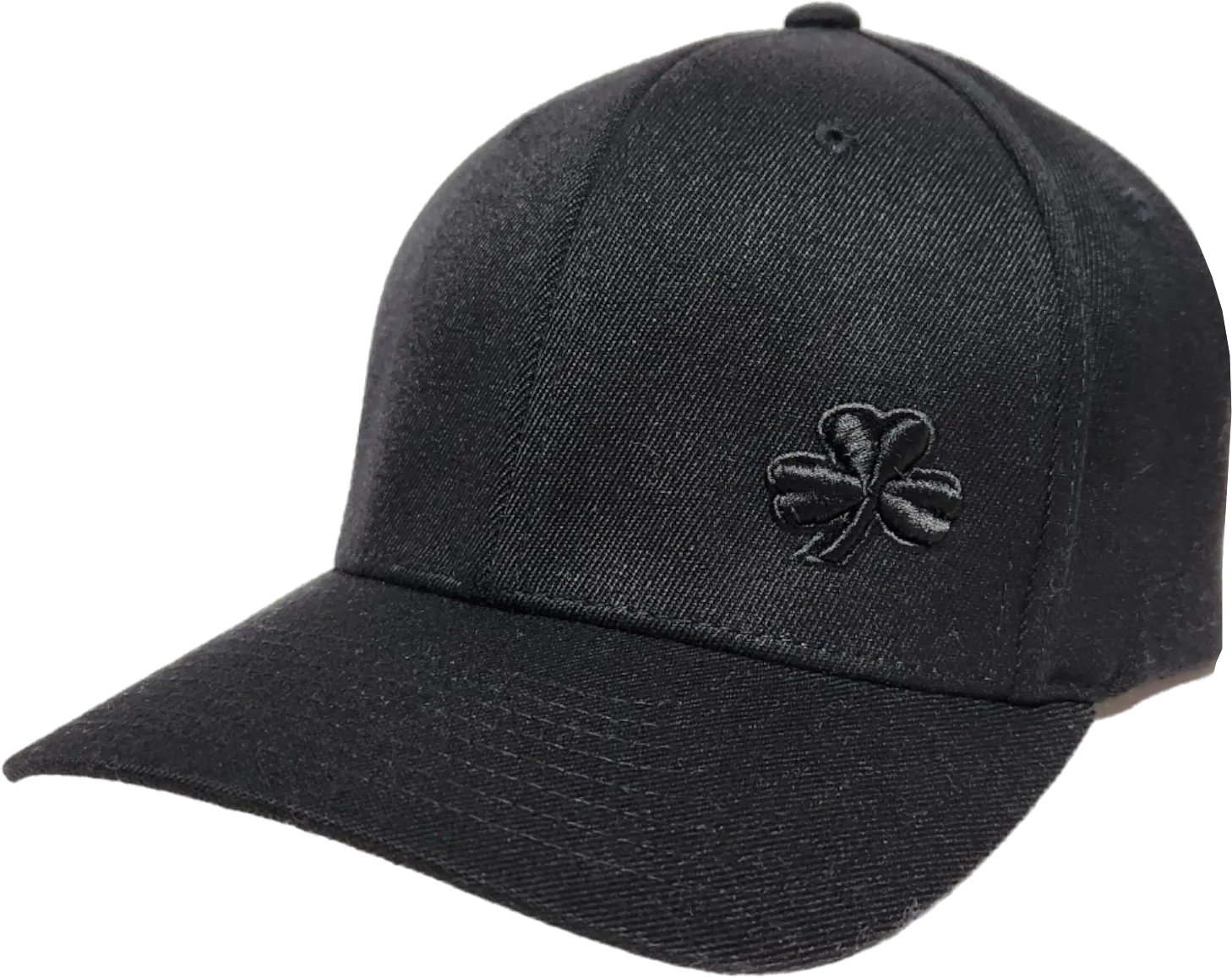 Irish Cap Gothic Clover Fls Blackout