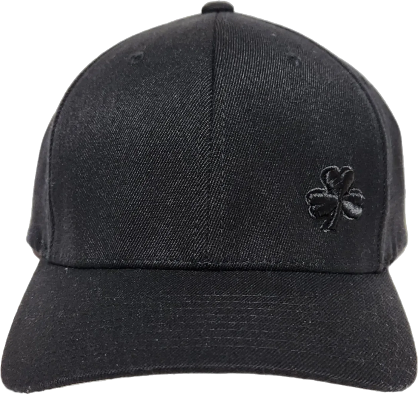 Irish Cap Gothic Clover Fls Blackout