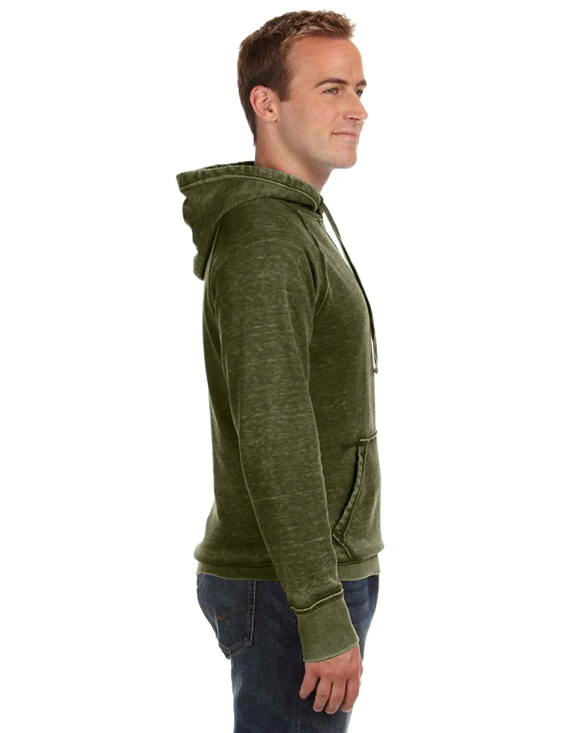 J America Vintage Zen Fleece Pullover Hood