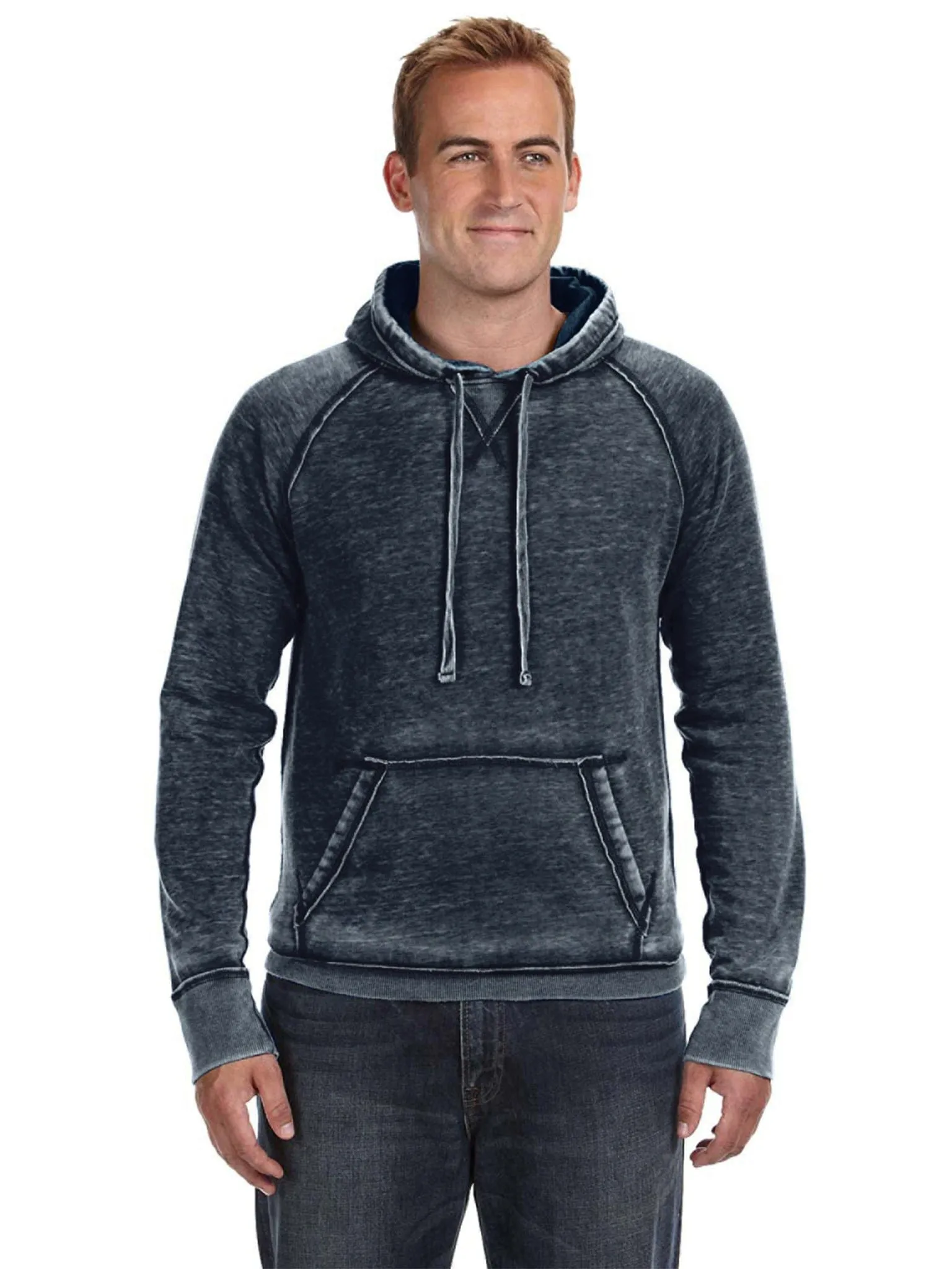 J America Vintage Zen Fleece Pullover Hood