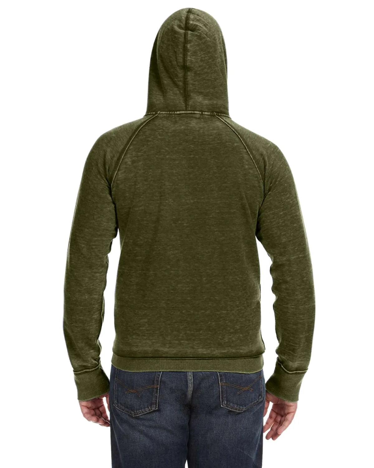 J America Vintage Zen Fleece Pullover Hood