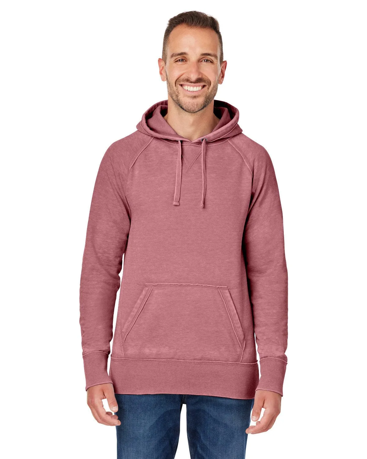 J America Vintage Zen Fleece Pullover Hood