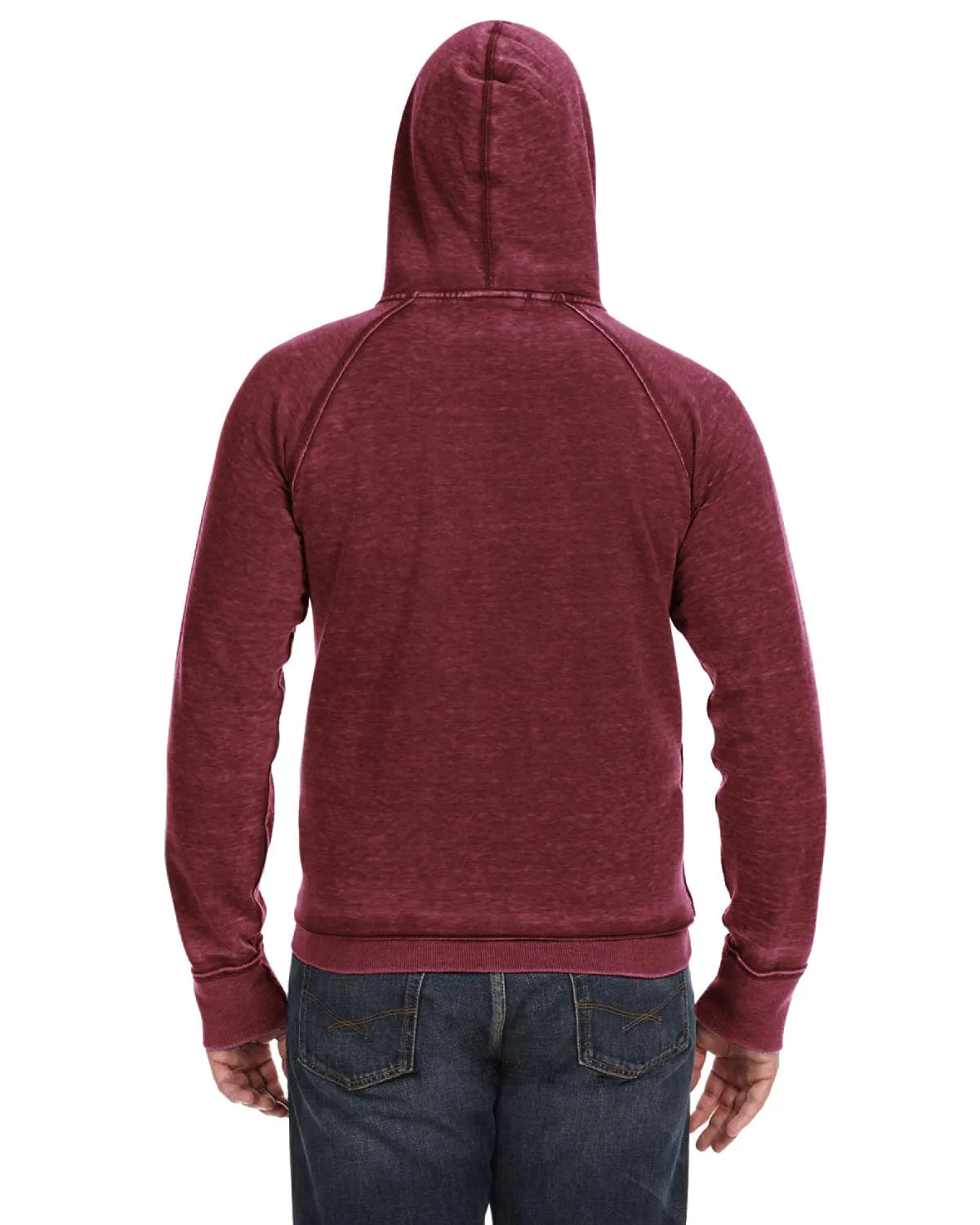 J America Vintage Zen Fleece Pullover Hood