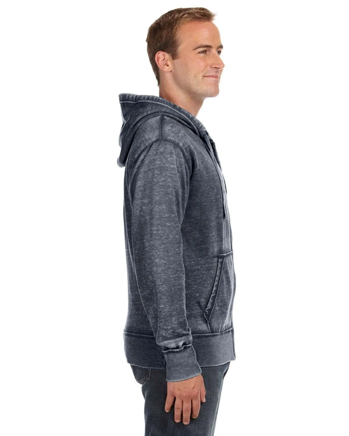 J America Vintage Zen Full-Zip Fleece Hoodie