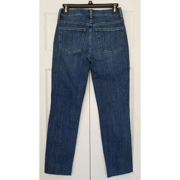 J. Crew 9&quot; Vintage Slim Straight Jean Womens Size 25 Giselle Wash NWT $128 BX766