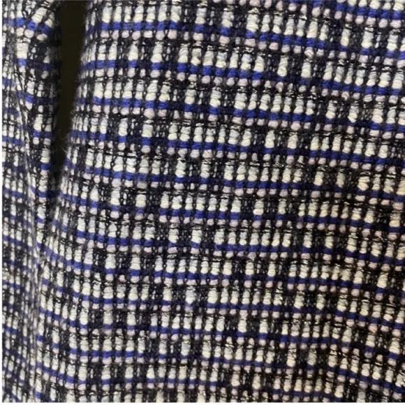 J Crew Wool Tweed Fringe Preppy Sweater Classy Jacket Old Money Womens XXS