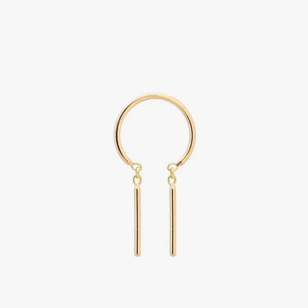 jack   g / baby chime earring - single