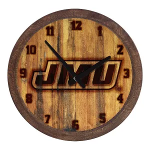 James Madison Dukes: Branded "Faux" Barrel Top Wall Clock