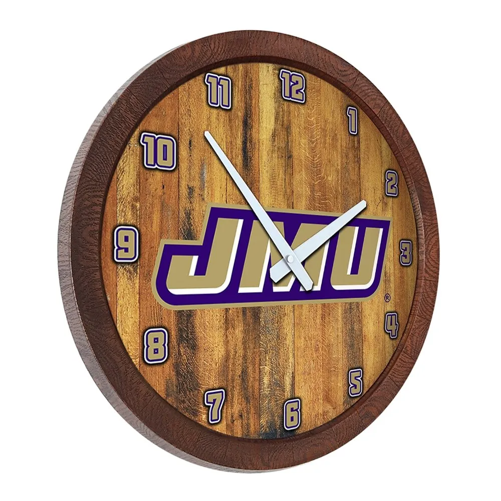James Madison Dukes: "Faux" Barrel Top Wall Clock