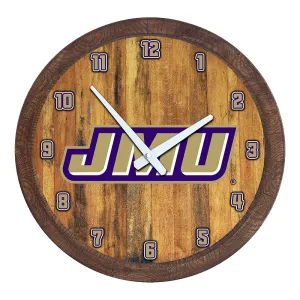 James Madison Dukes: "Faux" Barrel Top Wall Clock