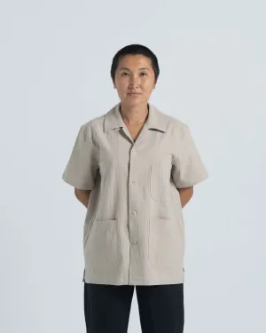James SS Shirt - Natural Linen / Cotton