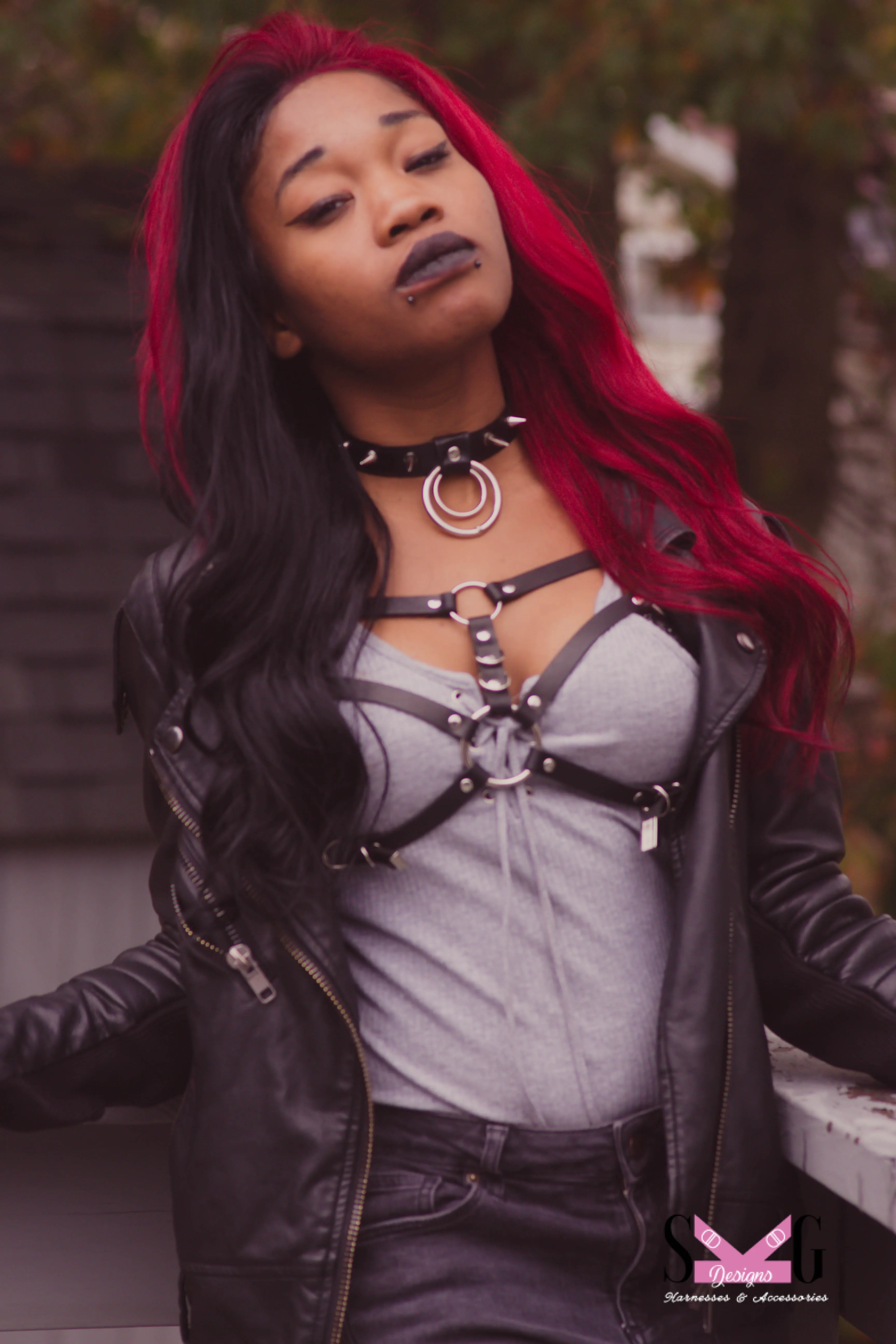 Jasemine vegan or leather harness