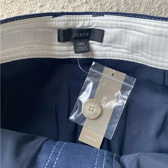 J.Crew button-front skirt in stretch linen 00