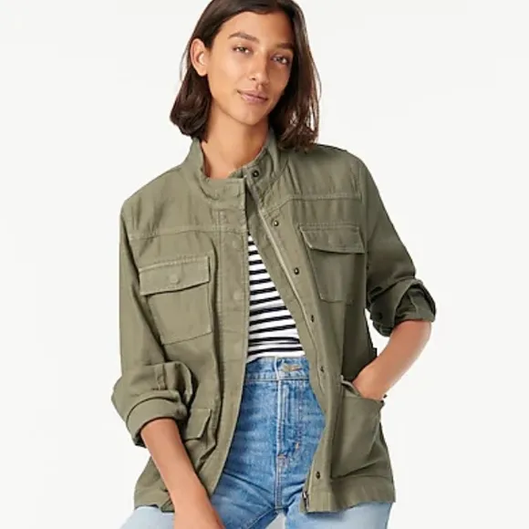 J.Crew Garment-Dyed Military Jacket