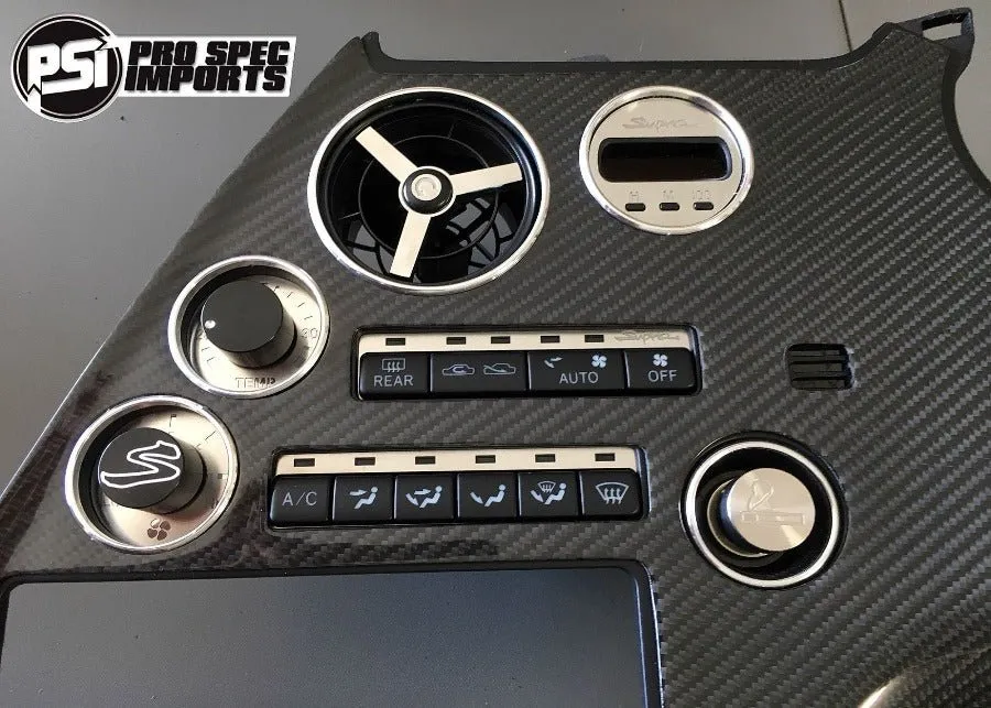 JDM S1 Supra Interior - Brushed Stainless Billet HVAC Deluxe 10pc Combo