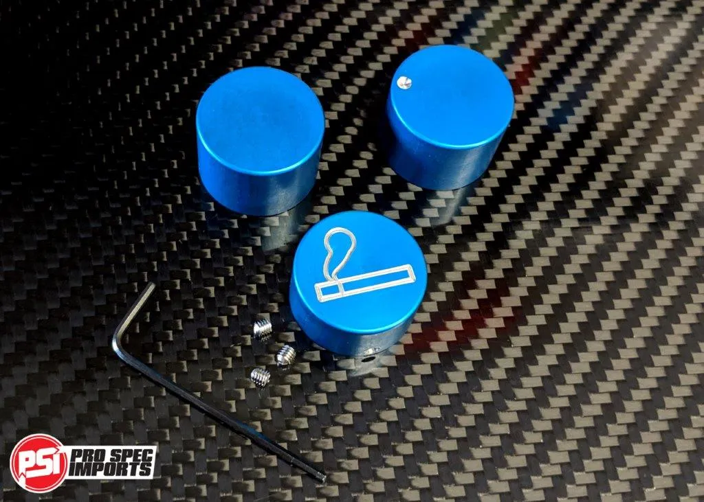 JDM S1 Supra Interior - Brushed Stainless Billet HVAC Mega 8pc Combo
