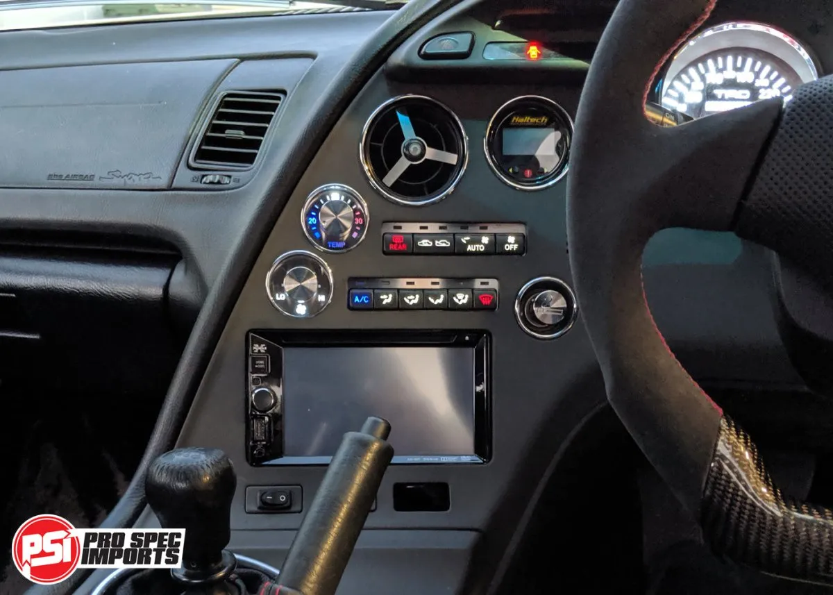 JDM S2 Supra Interior - Brushed Stainless HVAC 9pc Deluxe Combo