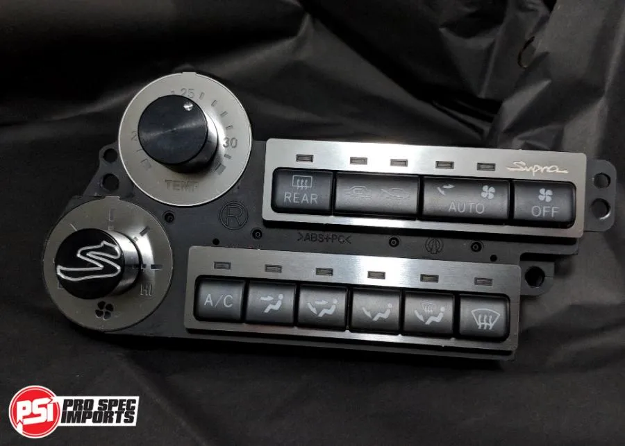 JDM Supra Interior - Brushed Stainless HVAC 6pcs Combo