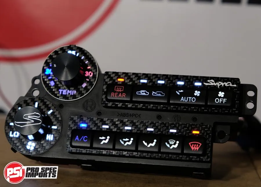 JDM Supra Interior - Carbon Edition HVAC 6pc Combo