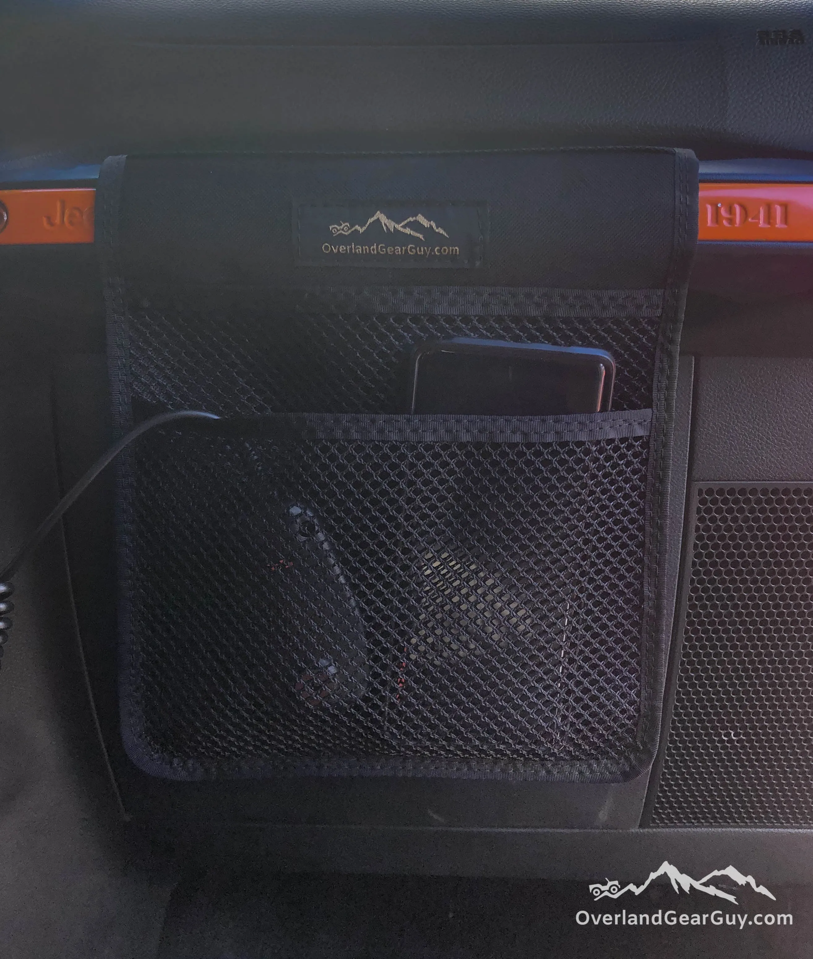 Jeep Grab Handle Mesh Flat Pocket