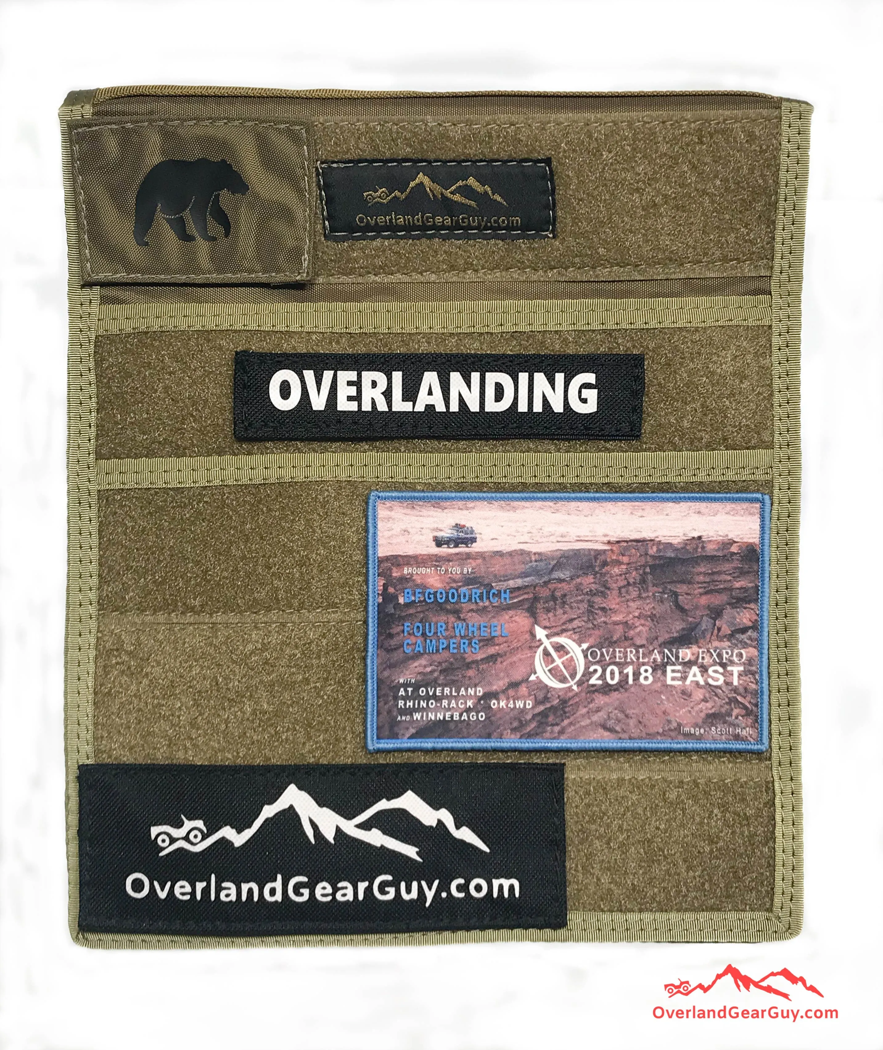Jeep Grab Handle Velcro Flat Pocket