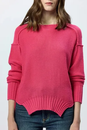 Jenna Crew Neck Oversized Sweater