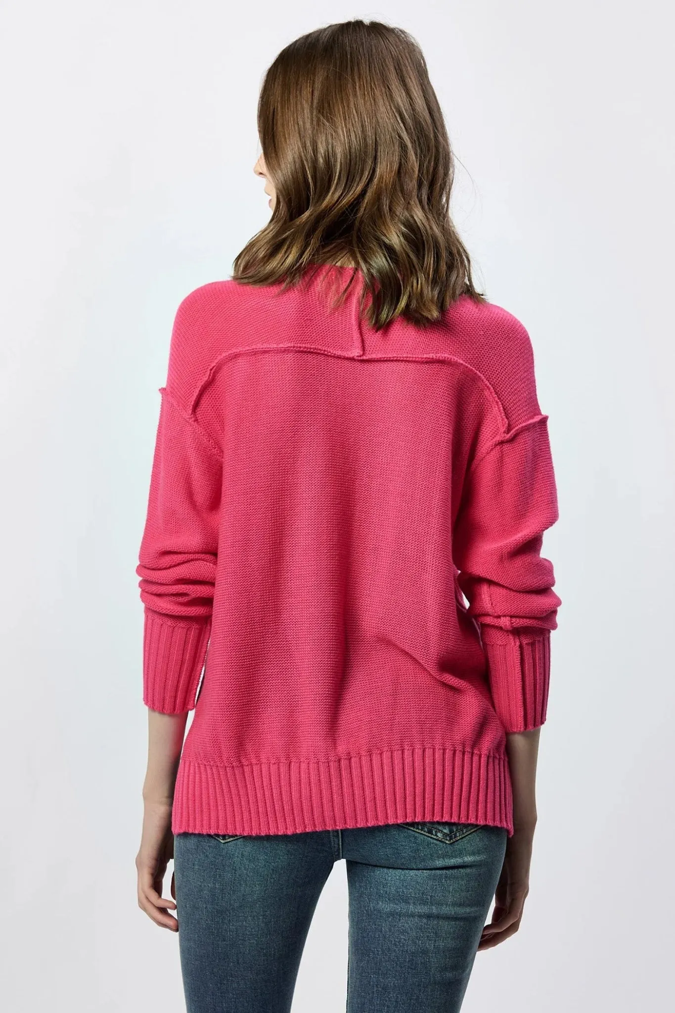 Jenna Crew Neck Oversized Sweater
