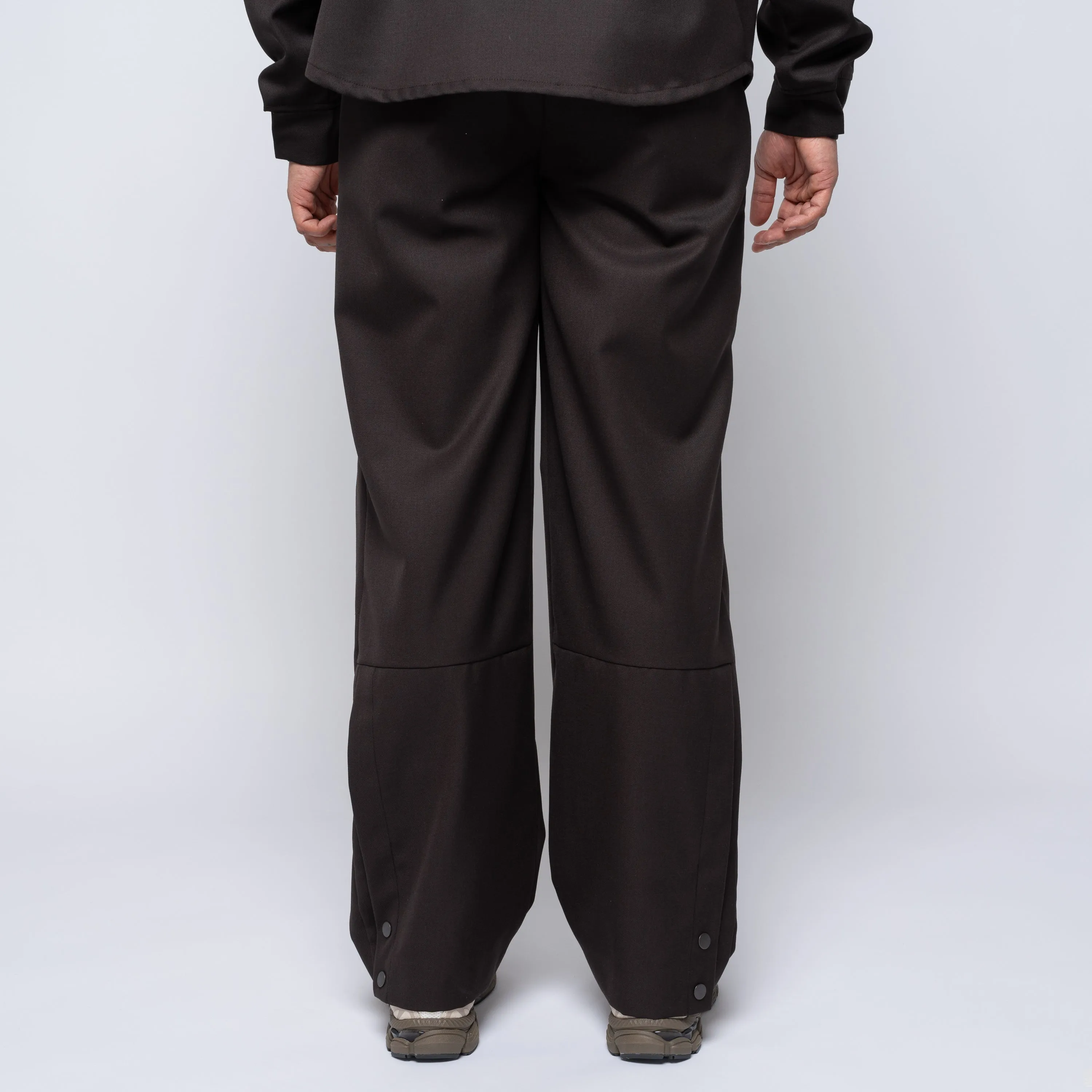 Jeongli Twill Dart Trouser Brown