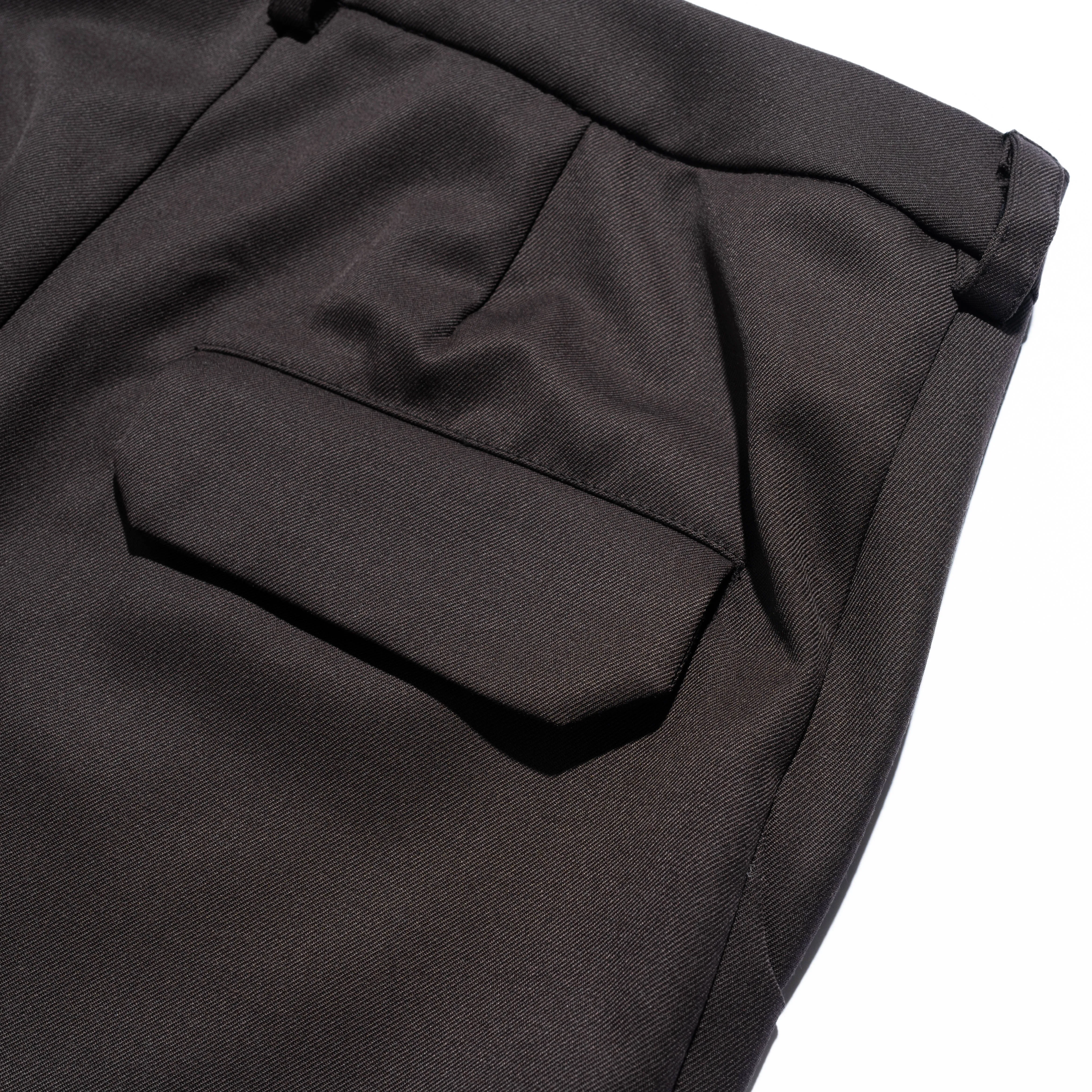 Jeongli Twill Dart Trouser Brown