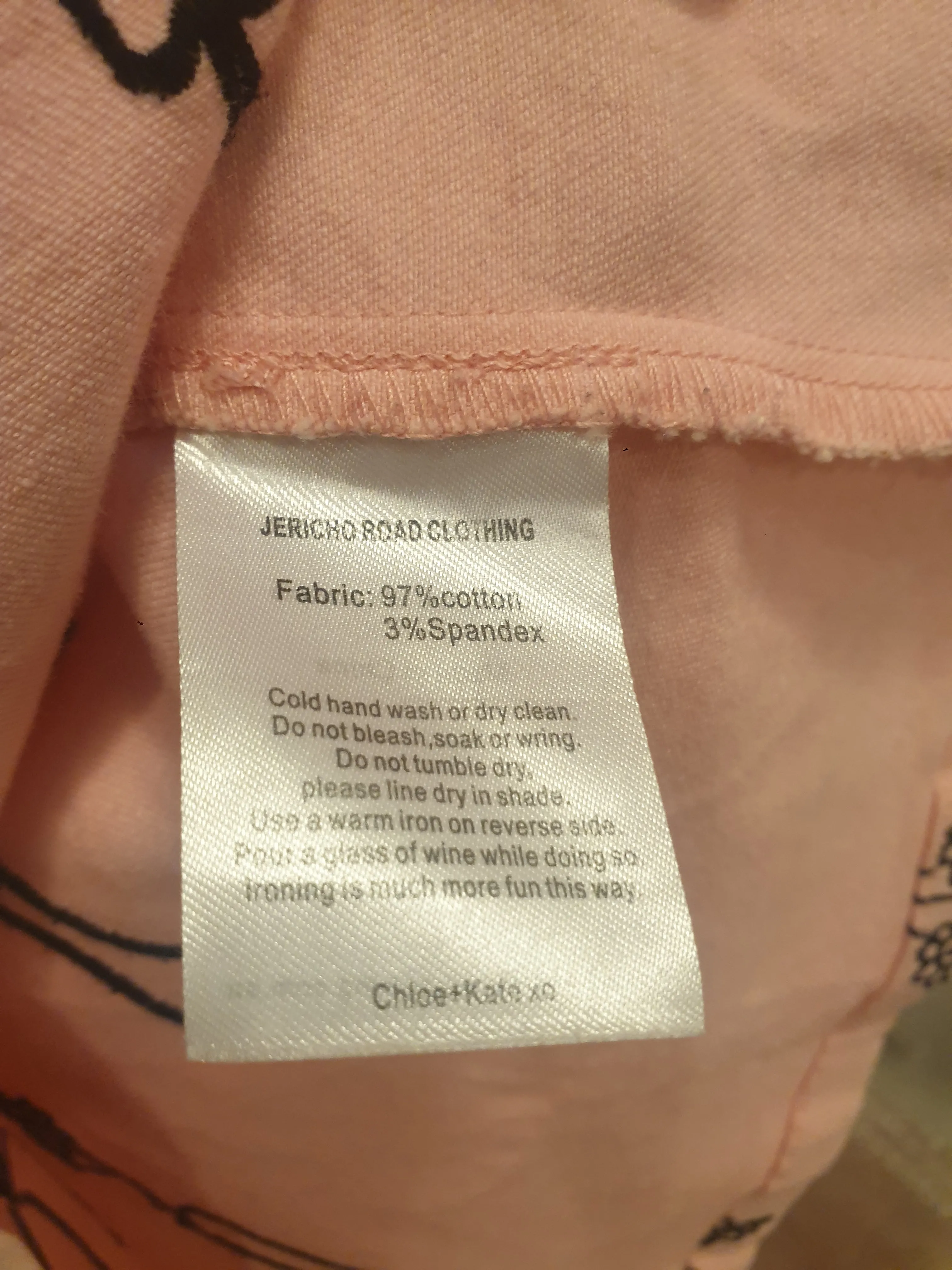 Jericho Road pink emroydered pinafore dress size 18