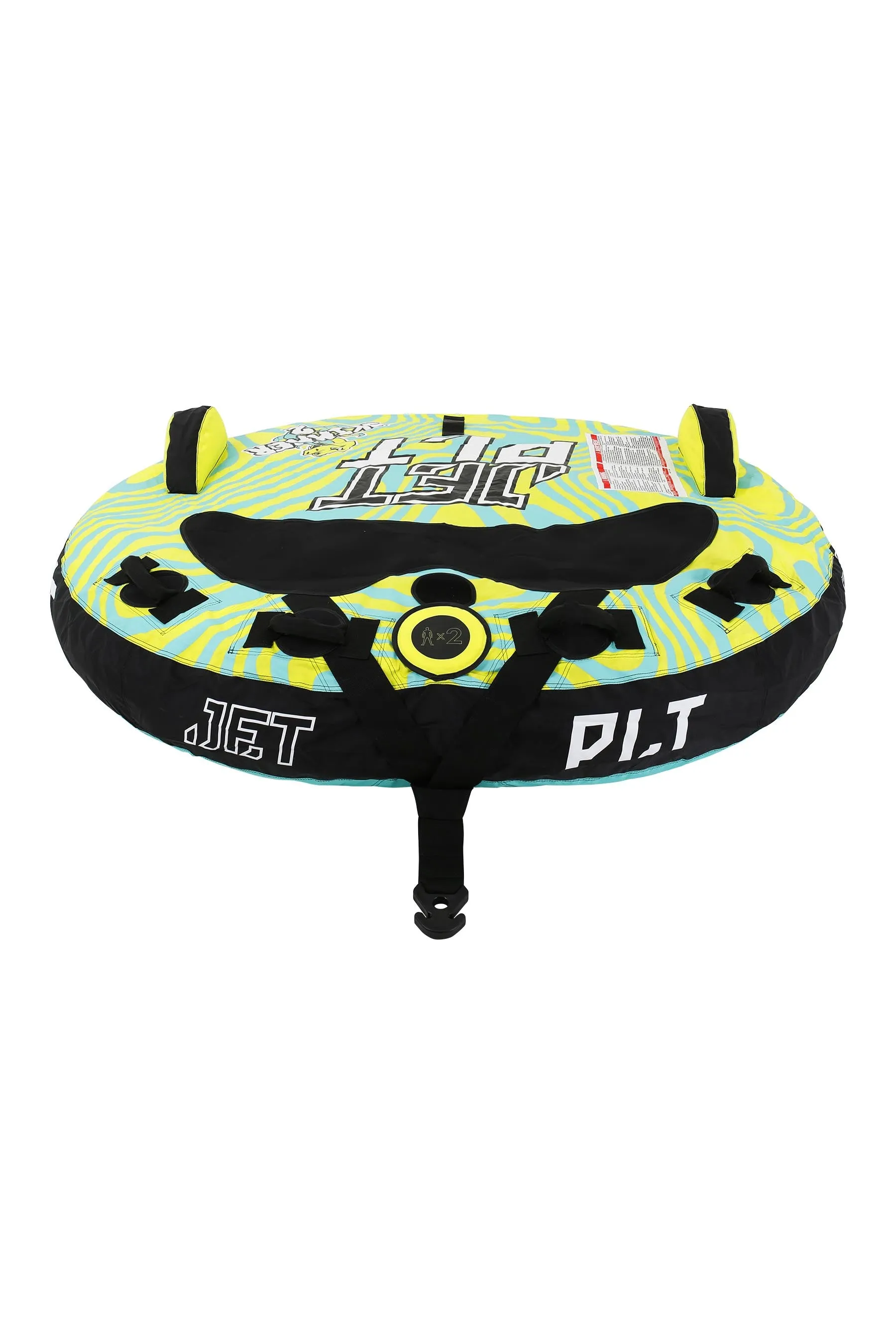 Jetpilot Skimmer 2 Person Towable Tube - Green/Teal