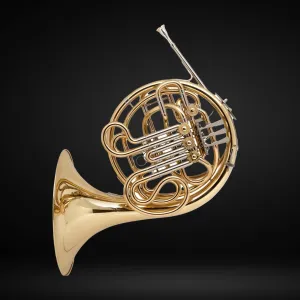 John Packer JP164 Double Bb/F French Horn w/Case, Gold Lacquer