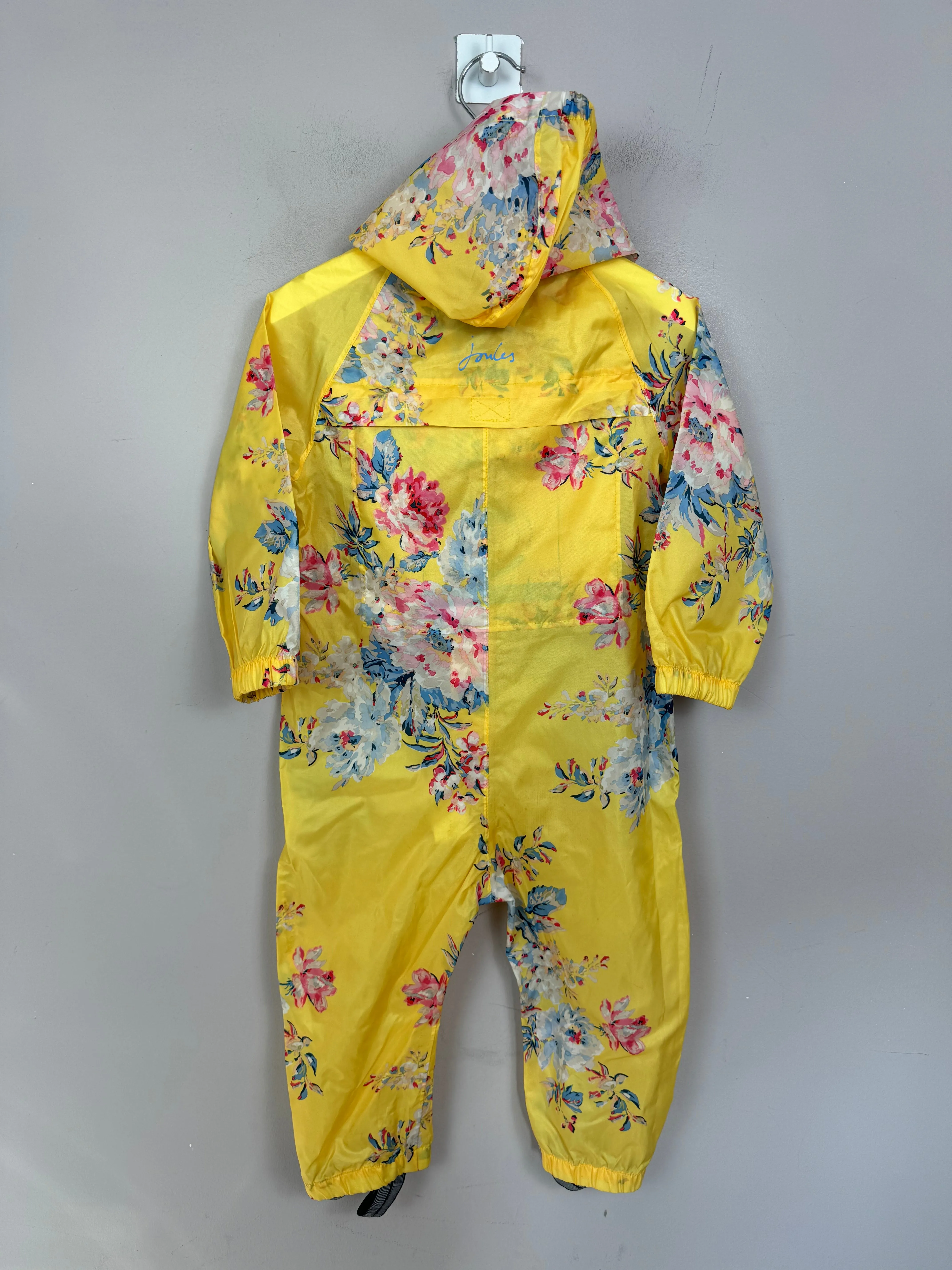 Joules Yellow Pack-away Splash Suit 1 year