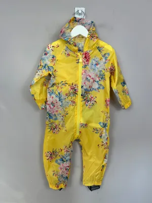Joules Yellow Pack-away Splash Suit 1 year