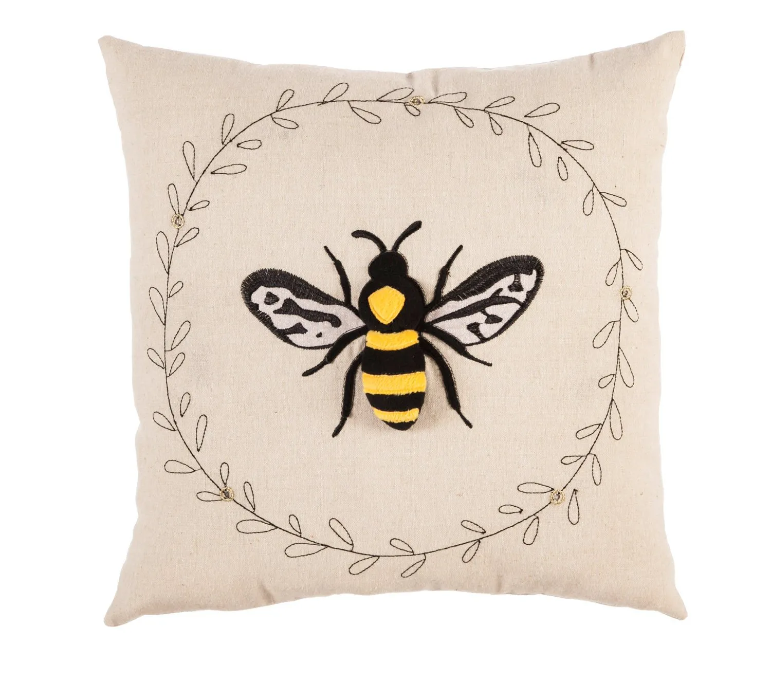 Just Bee 16''x16" LED pillow,4p21108