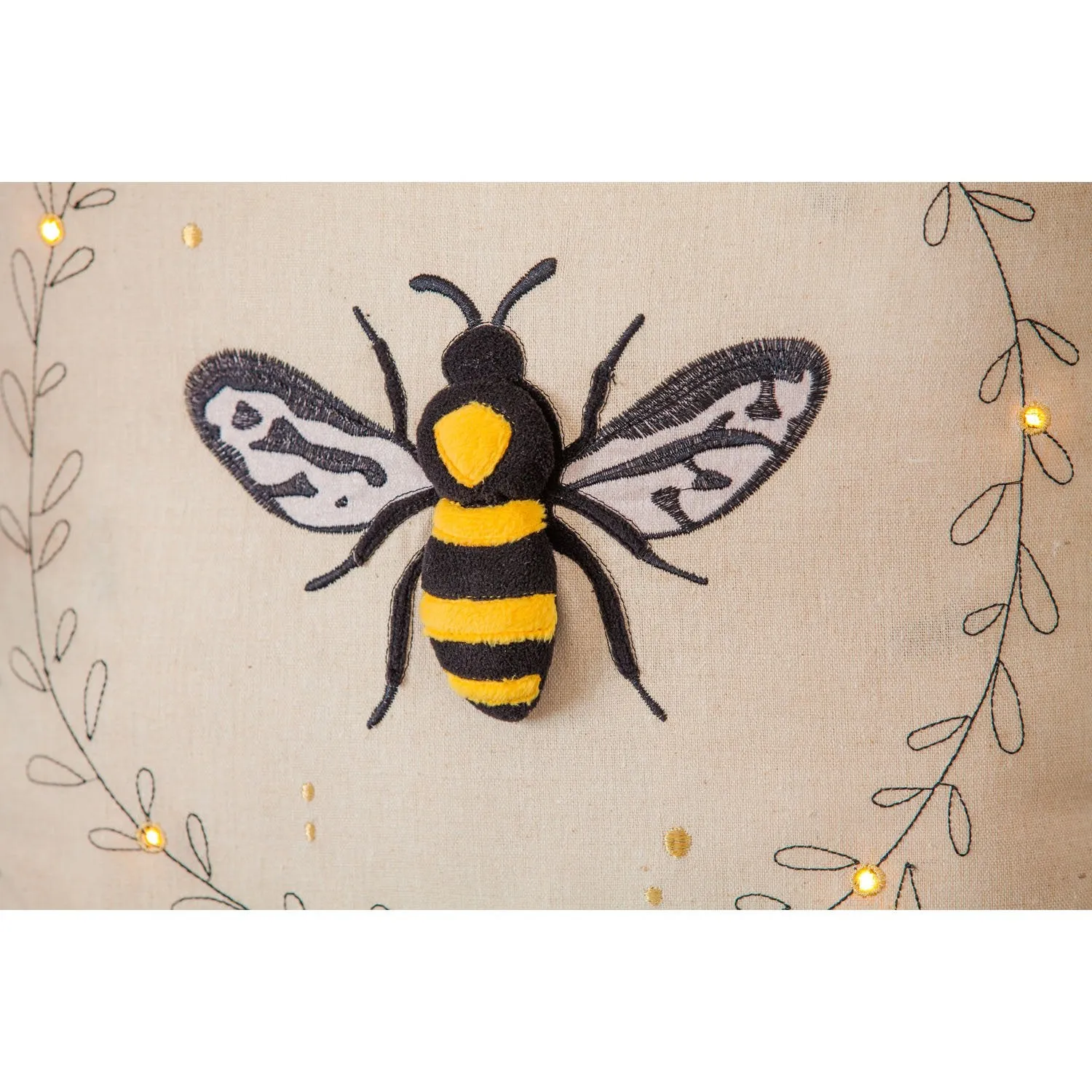 Just Bee 16''x16" LED pillow,4p21108